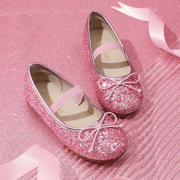 Girl's Ballerina Flat Shoes - PINK - 1
